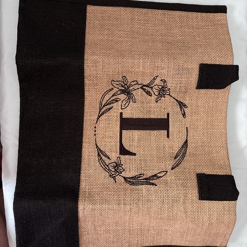 Jute burlap xl tote - jute/burlap,