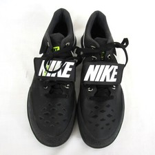 Nike Zoom SD Men's sz 8 Shot put Discus Throwing Shoes black white yellow Bag