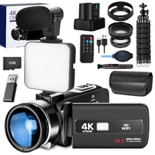 Video Camera 4K 18X Night