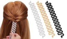 1 PC HAIR FRENCH PLAIT BRAID TOOL Braiding Maker Stick Twist Roll Styling Spiral
