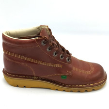 Kickers Leather Boots Brown