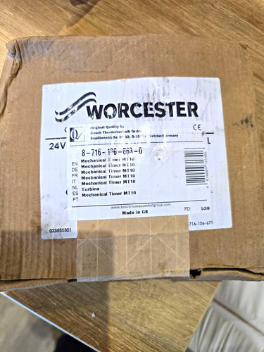 Worcester mechanical timer - worcester,