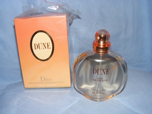 Dune empty perfume bottle