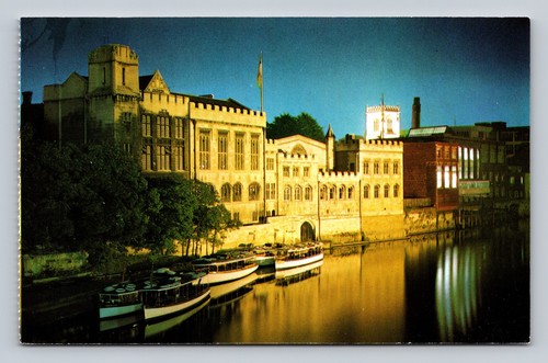 Floodlit river ouse - river, night