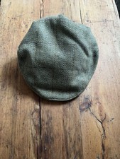 Tweed Check Flat Cap 60% Wool 25% Polyester 10% Acrylic5% Other Fibres 57cm