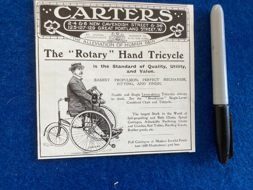 Antique carters rotary hand - rotary,