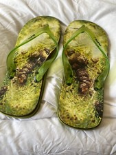 RARE OOP 1990s DUFFS Shoes Sandals Flip Flop Poop Turd XL Modern Art