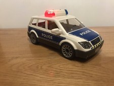 ( Playmobil ) Police Car  ( GEOBRA ) 2016 ( Lights And Sirens ) Functional