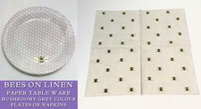 Bees on Linen PAPER PARTY