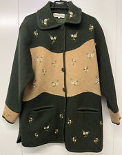 Philippe Le Bac Vintage Wool Button Up Lined Coat Country Wear Women’s Large