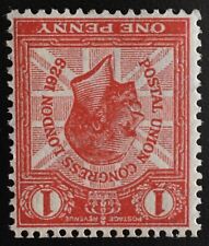 KGV 1929 Postal Union Congress 1d Inverted Watermark SG435wi Mint Hinged