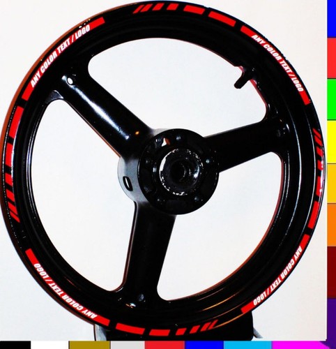 Motorcycle rim stripes wheel - rim,