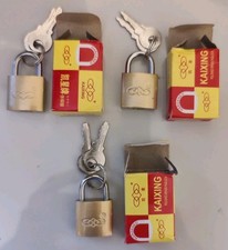 3x20MM BRASS PADLOCK SUITCASE