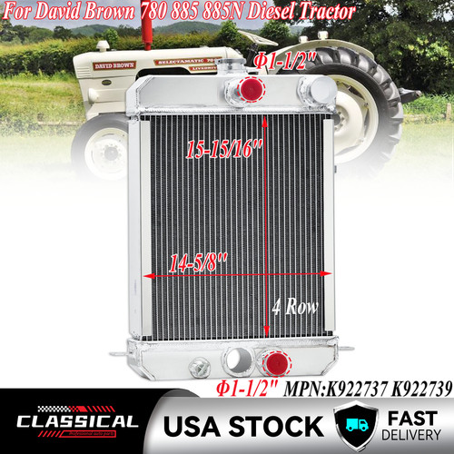 Row radiator for david brown - david,