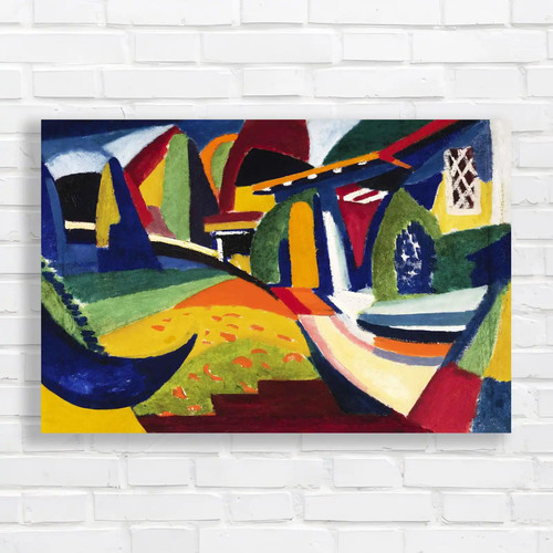 Abstract landscape canvas - landscape,