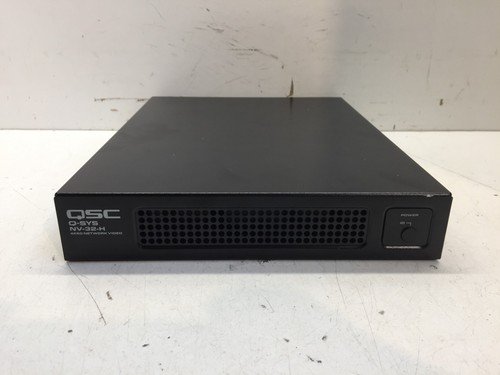Qsc sys h - q-sys, network
