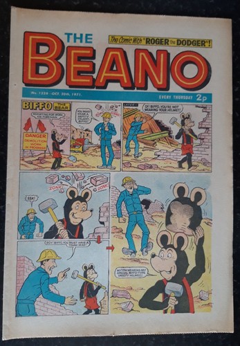 Vintage beano comic - comic, oct