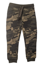 Boys Joggers Camo Trousers Ex M & S New Green 2-7 Years