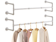 IBUYKE 50" Wall Mounted Coat Rack Industrial Design Wall Mount Removable Clothes