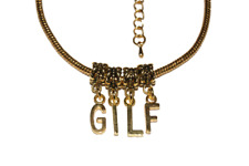 GILF Gold Hotwife Anklet Euro Ankle Chain Jewellery Femdom Slut Fetish Lifestyle