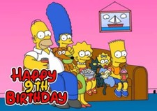 The Simpsons Birthday Cake