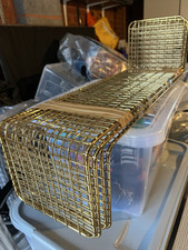 IKEA SVENSHULT Wall shelf Metal wire wall shelf shelving Organizer Gold 4 Pack