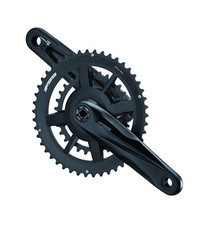 Aluminum bicycle crankset and