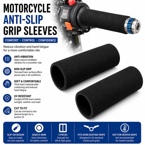 2pcs motorcycle grip sleeves - 2pcs,