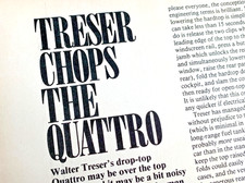 TRESER AUDI QUATTRO - 1980s
