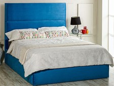 Esupasaver Beautiful Zara Gas Lift Ottoman Storage Bed Frame Soft Velvet