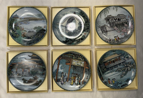 Set chinese art - art, plates
