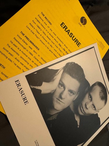 Erasure total pop press - erasure,