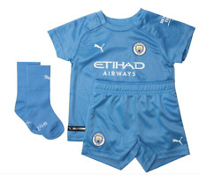 Puma Toddler Manchester City Full Football Kit / Home Sky Blue / 21-22 / RRP £40