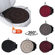 Car Seat Cushion 360° Rotating Car Seat Breathable Pad Anti-slip Chair Seat Pad