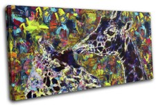 African Giraffe Colourful