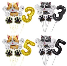 8pcs Corgi Husky Dog Foil