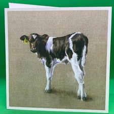 Card dairy farming calf - card, farming,
