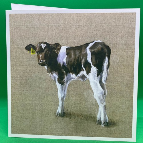 Card dairy farming calf - card, farming,