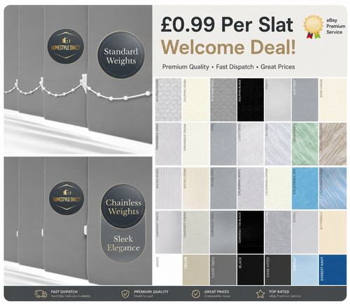 Vertical blind slats - blind, &