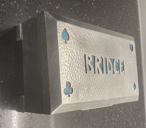 Pewter vintage bridge - pewter,