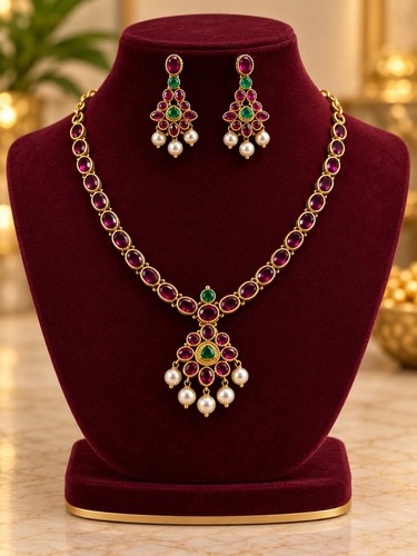 Indian traditional ruby green - traditional,