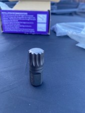 Halfords Advanced S12 Security Bit 10mm Hex Shank 30mm Length -New Free P&P