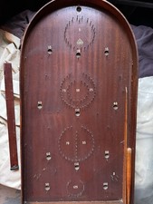 Vintage Wooden Pinball Bagatelle Game, Manufactured by Jaques of London