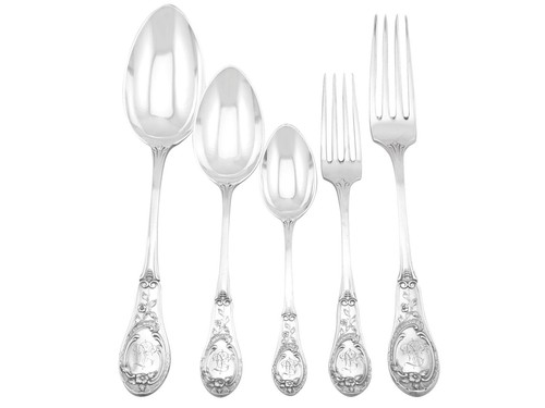 Antique german silver canteen - antique,