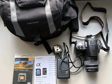 Sony Digital SLR Camera a330 10.2 megapixel. Featuring travel bag & Memory cards