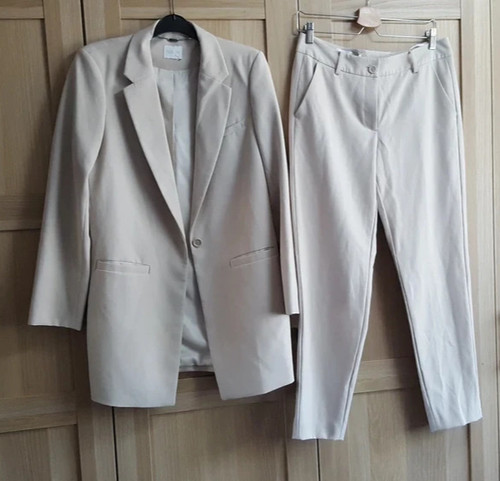 Madeleine beige stone trouser - beige/stone,