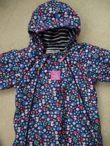 Jojo maman bebe snowsuit 12m - bebe,