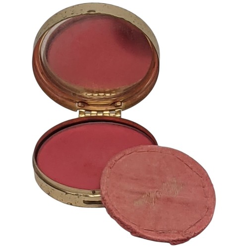 Vtg revlon compact cake rouge - revlon,