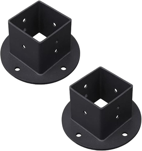 2pcs floor flange 2x2 post - floor,