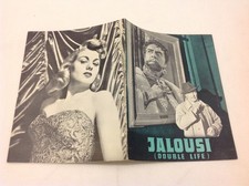 A Double Life Ronald Colman Signe Hasso Edmond O'Brien 1947 Danish Movie Program